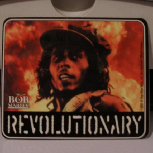Bob Marley Revolutionary Vinyl Decal 2000 Out of Print Reggae Music Sticker - Picture 4 of 7